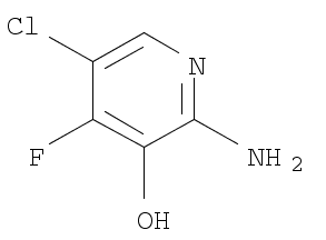 2-Amino-5-chloro-4-fluoro-3-hydroxypyridine